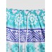 Men Floral   Geometric Print Thin Cool Quick Dry Mesh Lined Board Shorts