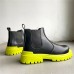 Men PU Leather High Top Splicing Slip On Casual Chelsea Boots